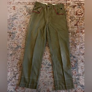 Vintage cargo green pants